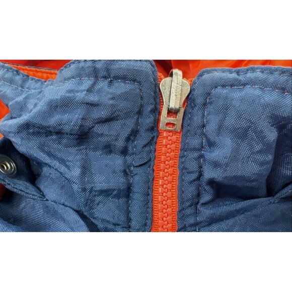 Vintage Auburn Tigers Puffer Jacket Reversible Kids Medium 10-12 Hooded Thick - Picture 13 of 16